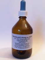 Chlordioxid-Lösung - Gebrauchsfertig - mit Pipetmontur 10 x 100ml