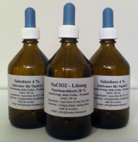 Naclo2 - Lösung 28% 100ml & Salzsäurelösung 4% 200ml 